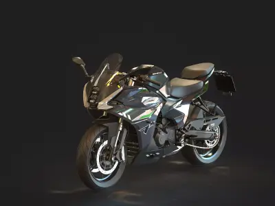 Base model Benelli Tornado 500 2024 3D model