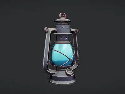 antique lantern 3D model