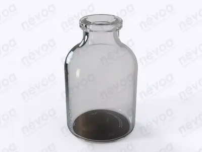 Glass vial - GME 402 - Vial - antibiotics - 25 ml 3D model