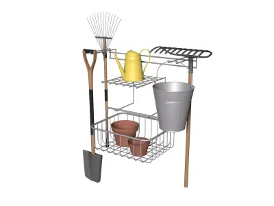 Gardener s Tool Set 3D model