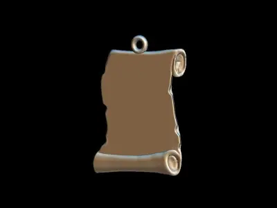  PARCHMENT PENDANT 3D print model