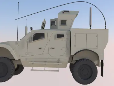 M-ATV armored vehicle 3D model