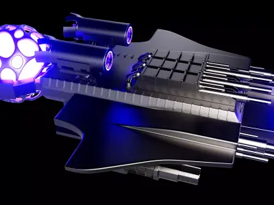 Spaceship 3D model order
