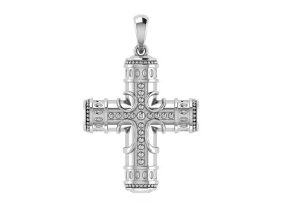 CROSS PENDANT CR169 3D print model