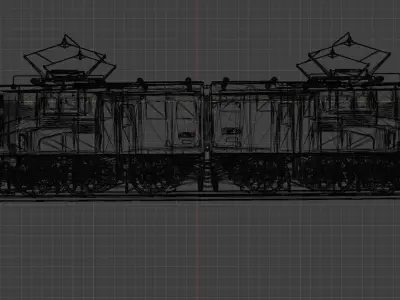 Electric Locomotive 3D model purchase
