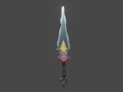 Zeloeman Sword A 70 Low-poly 3D model