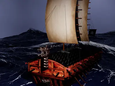 Korean Battle Ship Geobukseon 3D model