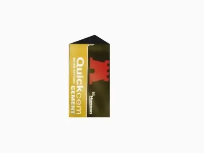 Cement box of quickcomm charcoal Free 3D model
