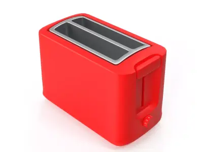 Toaster Low-poly 3D model