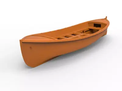 old lifeboat 3D print model