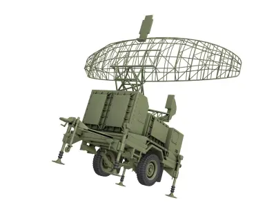 AN MPQ-50 - PAR Radar 3D model