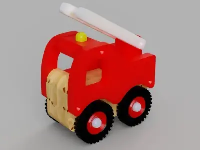 Fire Truck Toy 3D print model
