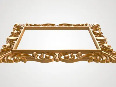 frame for mirror 3D model