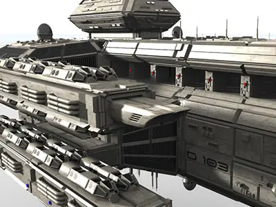CDF Tempest Destroyer 3D model