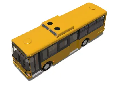 transit bus 3D model