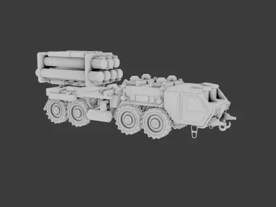 Military Truck Free 3D model