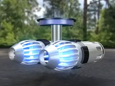 Plasma Chaingun 3D model