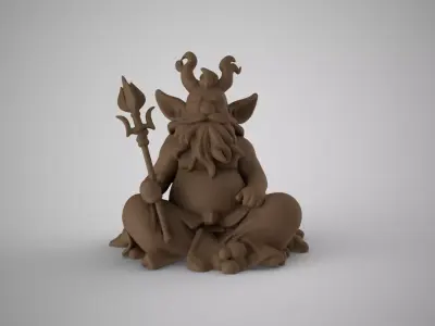 Old Centaur Sculpture 3D print model