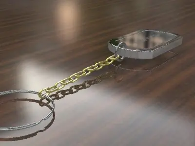 NEWYORK DOGTAG 3D print model