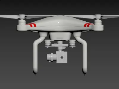 3D model of a quadcopter drone3D model of a quadcopter drone 3D model
