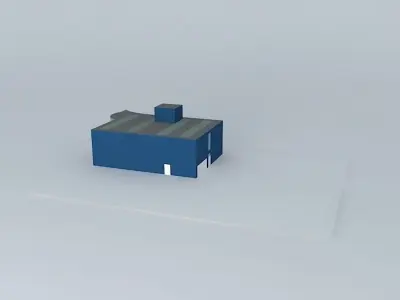 Small Industrial Laboratory Free 3D model