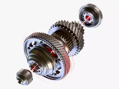 Energy Gear Transmission M1 3D model