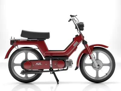 Si Piaggio 50 1983 3D model