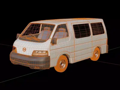 Mazda Bongo Cargo Van 3D model