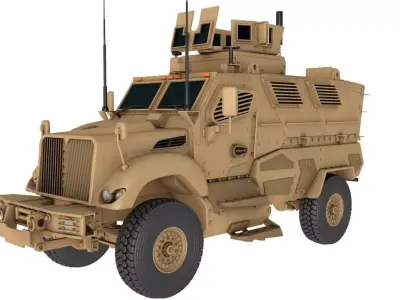 MaxxPro Fighting Vehicle 3D model