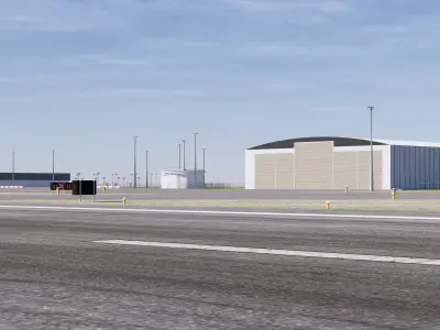 Airport Scene 3D model purchase