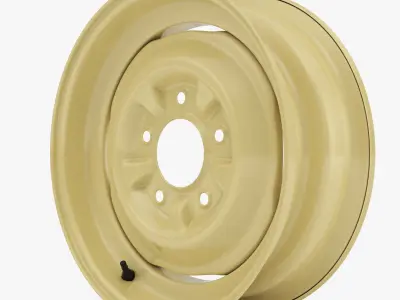Steel Rim 3D model