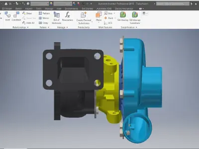 Turbocharger 3D Models  3D model
