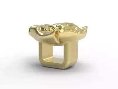 Catholic Floral Slider 3D print model