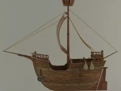 Spanish boat 3D model