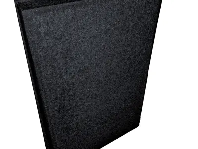 Notebook High Poly leather book 3D model
