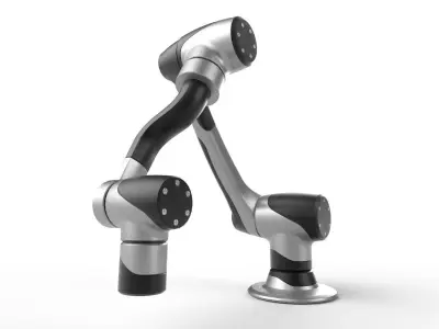 Robotic Arm M03 Low-poly 3D model