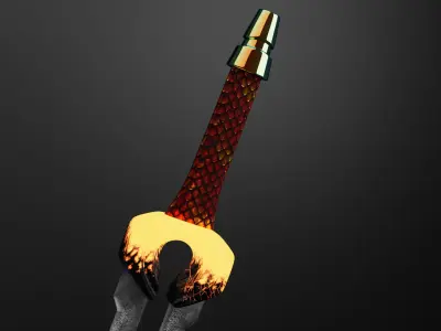 Medieval Sword Pack Vol 1 Classic and Rusted and Magic Blade Low-poly 3D model
