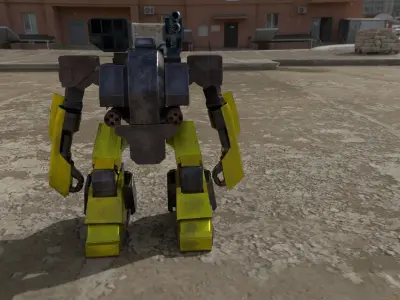 Robot transformers mod Low-poly 3D model