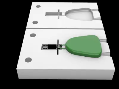 3d mold lead fishing 3D model