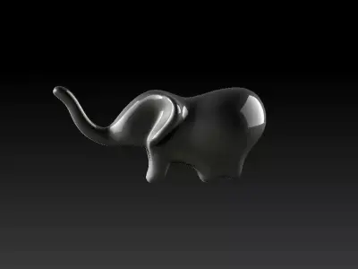 Elephant figure 3D model