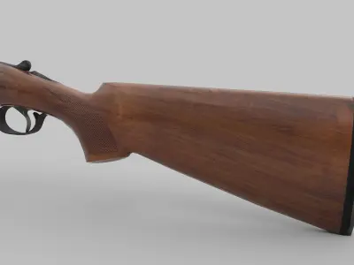 Karabiner Rifle RS686 Low-poly 3D model