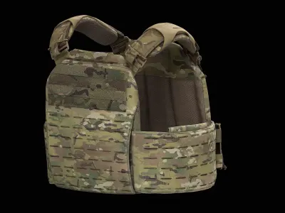 Strandhogg v3 SAPI Cut Plate Carrier Low-poly 3D model