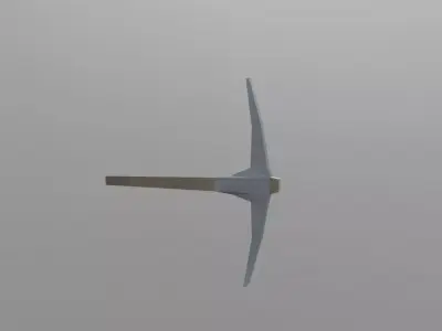 Pickaxe hammer Free low-poly 3D model