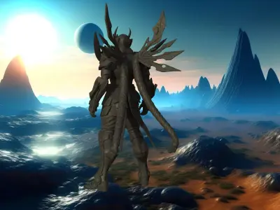 Valstrax Monster Dragon Knight Hunter 3D print model