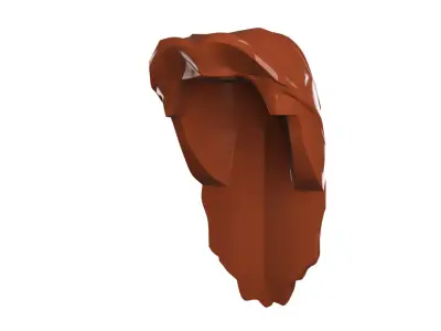 Custom 3D print Minifigure Accessory - Minifigure Hair S2 - 094 3D print model