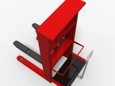 Pallete truck UP 3D model