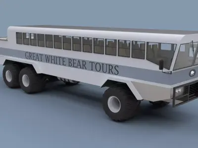 Polar rover 3D model