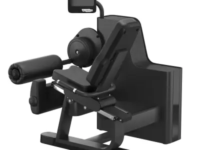 Biostrength Leg Curl 3D model