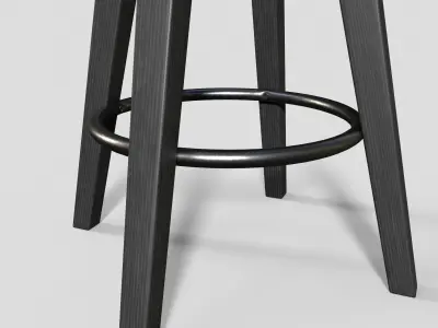 DALFRED Bar Stool Low-poly 3D model