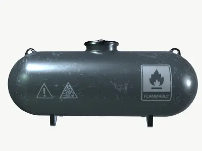 Flamable Gas Tank 3D model